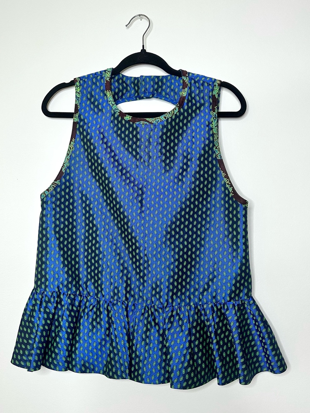 Plumpynuts Peplum Patterened Blouse